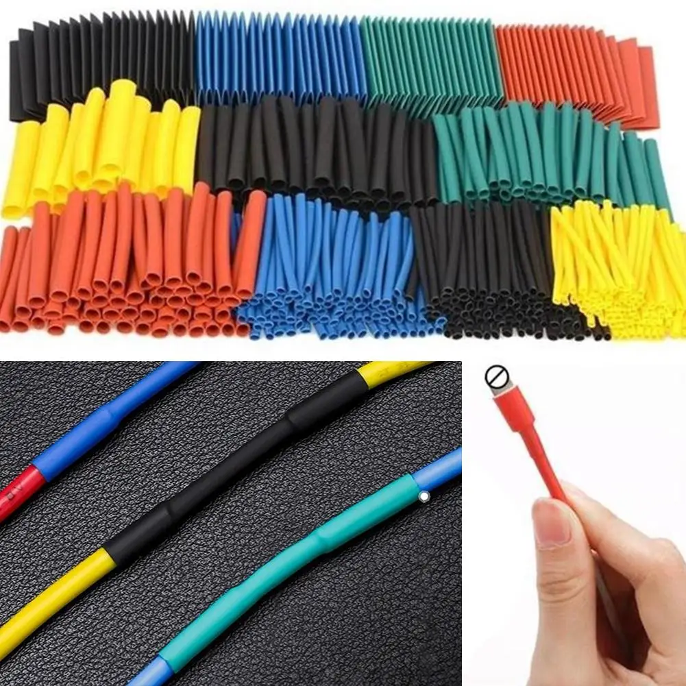 Heat-shrink Tubing Electrical Connection Wire Cable Insulation Sleeved Protecter Wire Cable Insulated Sleeving Tubing Set