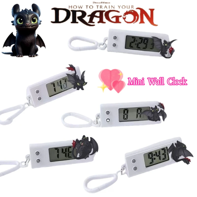 

Как приручить дракона: Креативные мини-часы «Беззубик» для студентов, декоративные электронные часы для школьного рюкзака, подарок