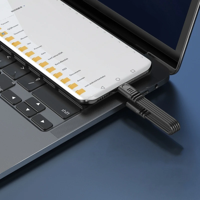 5 أنماط 480Mbp 45 واط USB نوع C كابل مرن للطاقة للهواتف الذكية أقراص ألعاب وحدات التحكم اكسسوارات 5 سنتيمتر/10 سنتيمتر/15 سنتيمتر/30 سنتيمتر/50 سنتيمتر/100 سنتيمتر