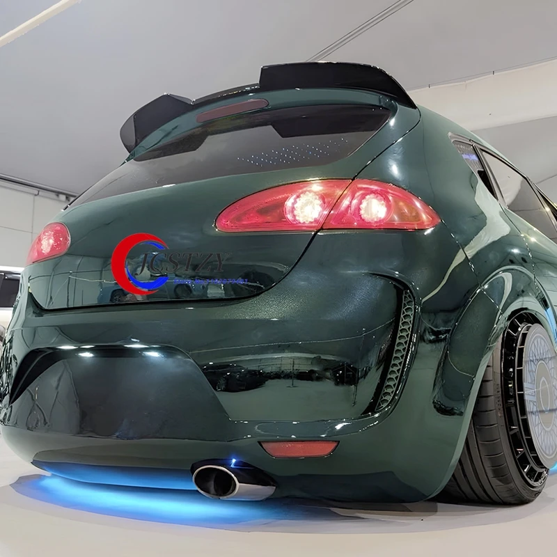

Для Seat Leon MK2.5 2009-2012 автомобильный багажник, спойлер на крышу, задний верхний спойлер на крыло, комплект кузова, модификация, глянцевый черный