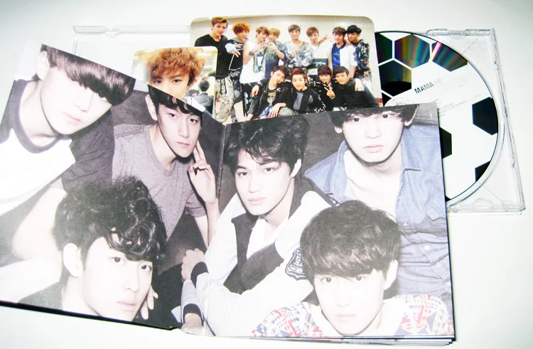 Imagem -04 - Pop Music Box Grupo Cantor Masculino Exo k ° Mini Mama Versão Coreana wu Yifan Kris Luhan Zhang Yixing Huang Zitao Equipe cd