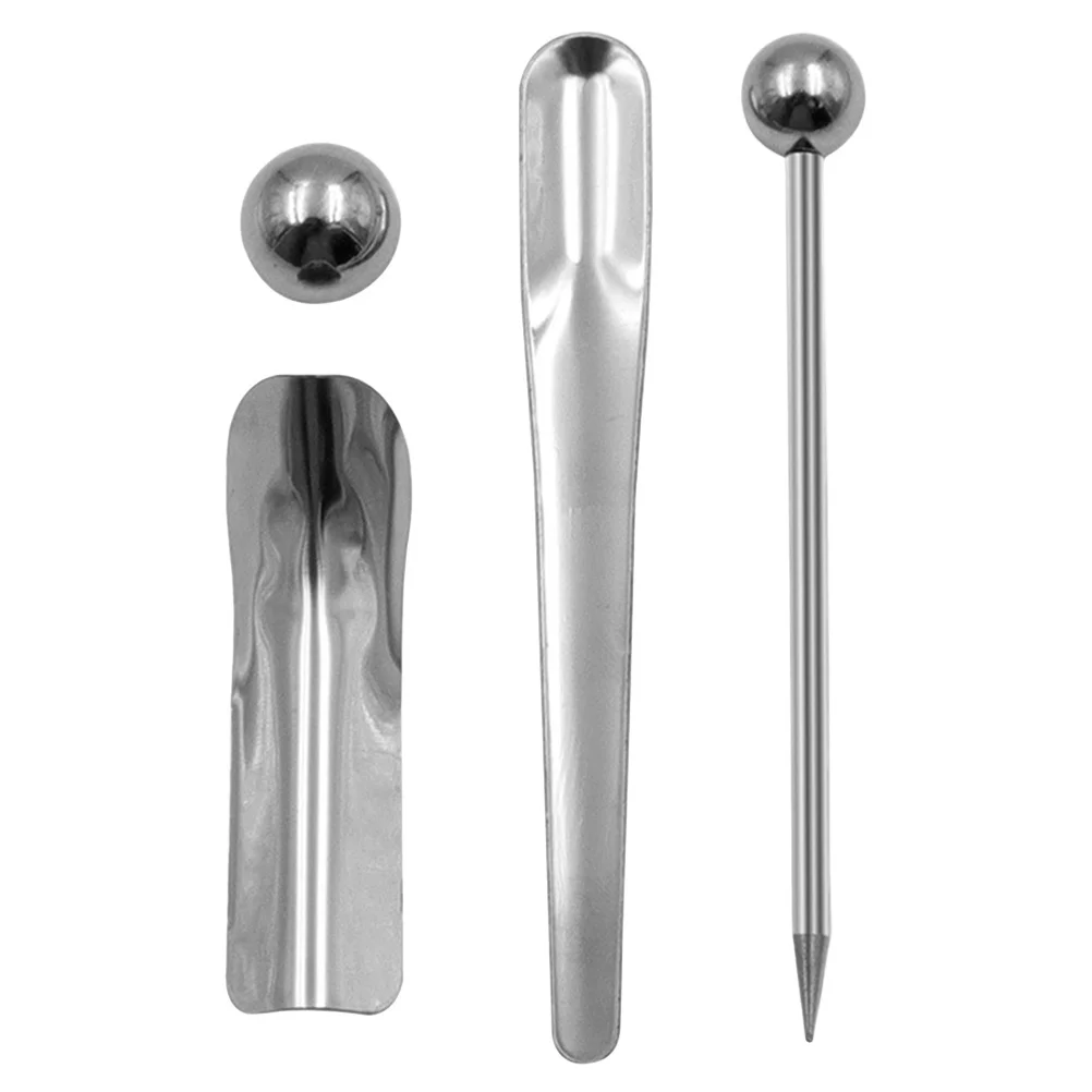 

4pcs /Set Grout Tool Kit Stainless Steel Pressure Balls Double Hole For Tile Seam Smoothness Ceramic Floor Joint Filling Tool
