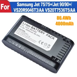 For Samsung Replacement Battery Jet 75 75+ 75Pet Jet90 90+ VS20R9046T3/AA VS20T7536T5/AA VCA-SBT90/XAA Cordless Vacuum Cleaners