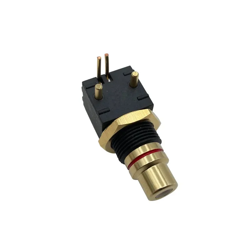 4 Stuks Rca Connector Dac Decoder Vrouwelijke Socket Pcb Panel Mount Soldeerbout Adapter Messing