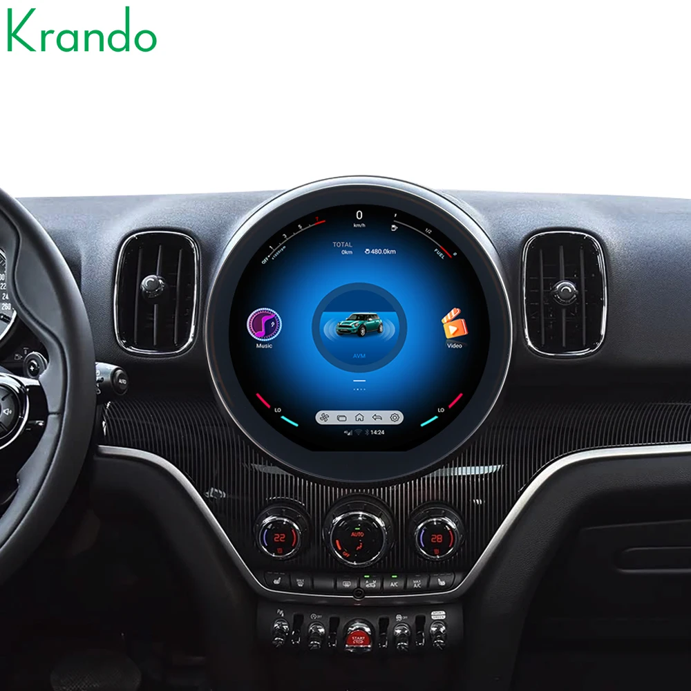 Krando 11.8'' Android Car Radio For BMW MINI Cooper F60 2017-2023 Autoradio Screen Wireless Carplay Navigation GPS