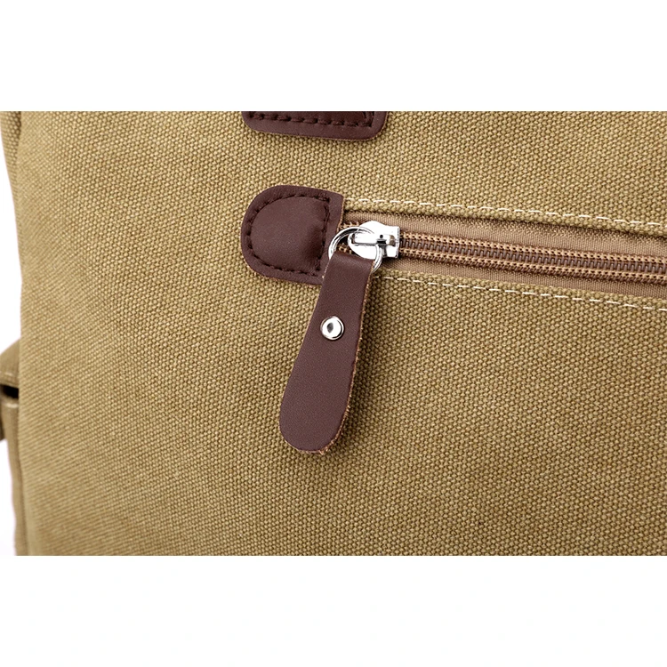 Canvas Retro Umhängetasche, Handtasche für Pendler, Schultertasche, Arbeitstasche, Handtasche mit großem Fassungsvermögen – Detail 12