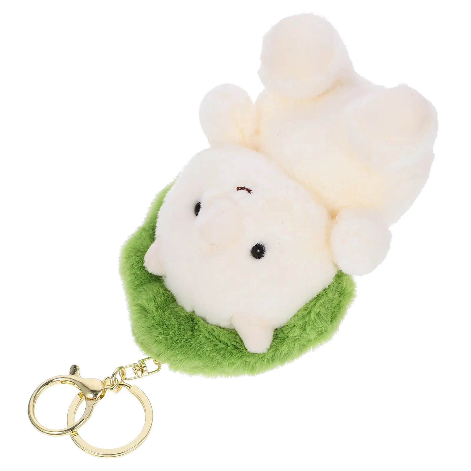 Niedlicher Dinosaurier-Schlüsselanhänger Weiches Plüschtier Anhänger für Tasche Geldbörse Schlüsselring Charm Dinosaurier-Schlüsselanhänger