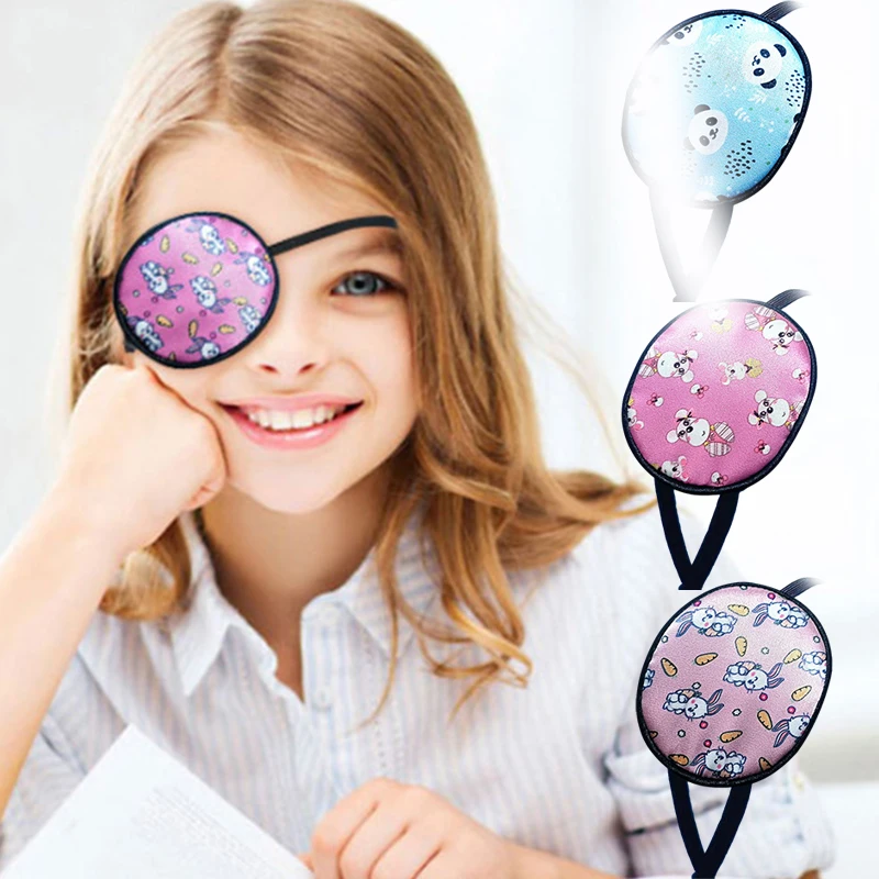 Cute Occlusion Medical Lazy Eye Patch Amblyopia Obscure Astigmatism Training Eyeshade Filled Child Amblyopia Eye Patches