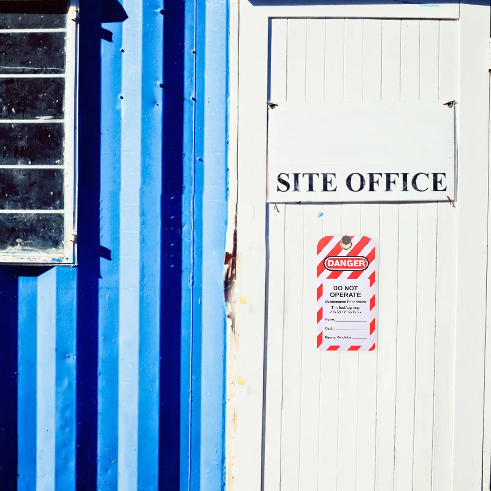 10 Pcs Warning Tags Safety Signs Sturdy Material Clear Text Factory Equipment Repair Dangerous Do Not Operate Traffic