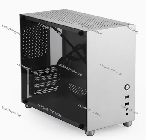 

SKTC Xingkaitian HX100 Handle All Aluminum MATX Game Glass Desktop Computer Case SFXATX Power Supply