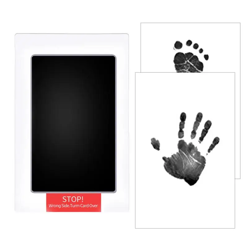 

Baby Inkless Hand And Footprint Kit Hand Print Mold Kit for Toodler User-Friendly Foot Printing Set With Clean-Touch for Cards