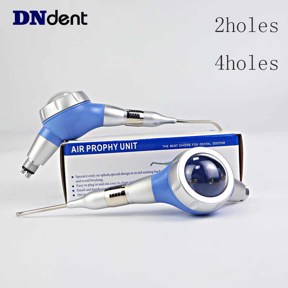 Dental Air Prophy Air Sandblasting Gun Teeth Cheaning Polishing Oral Hygiene Internal Water Spray 2-Hole/4-Hole Polisher Tools