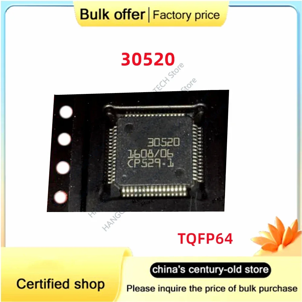 2-5PCS/Lot Original 30520 TQFP64 automotive chip diesel computer board fuel injection control driver IC chip