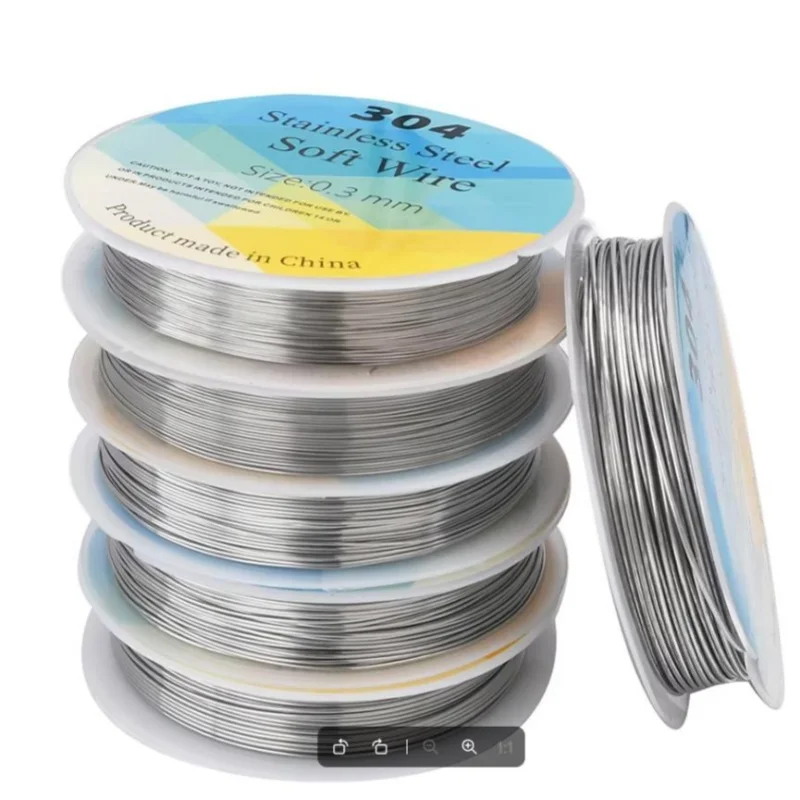 20,22,24,28 Gauge 304 Stainless Steel Wire Craft Bailing Wire Sculpting Wire For Jewelry Making