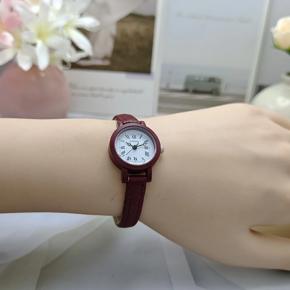 New Fashion Hot-Selling Female Antique Leather Watch Rome Vintage Watch Women Dress Watches שעון יד לנשים