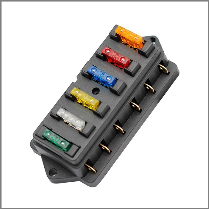 4-way, 6-way, 8/10, multi-way  box multi-gear medium insert fuse holder