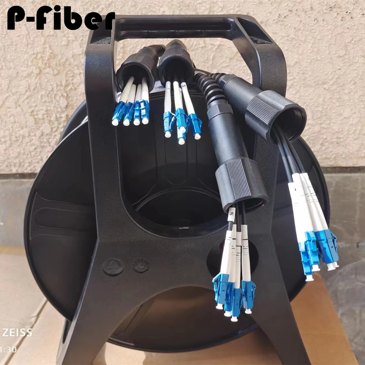 Imagem -05 - Jumper Impermeável Exterior da Fibra Ótica Patchcord Singlemode Blindado com Pcd235 lc sc fc Apc sm Tpu Dvi 100m Núcleo 2c4c6c