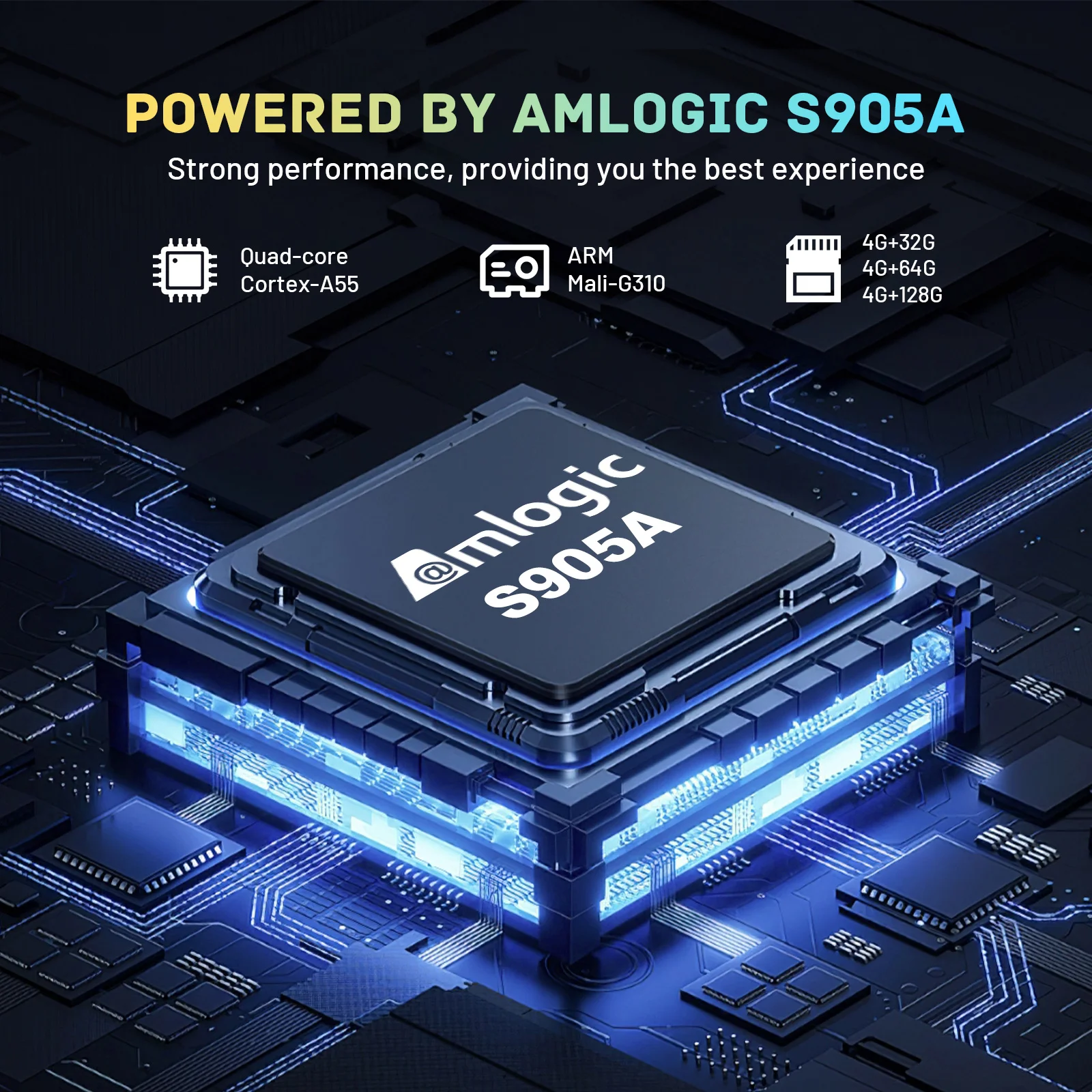 HK1 RBOX X50 Android 14 TV Box Amlogic S905A 4GB 128GB 1000M LAN Wifi6 4K Active Cooling Fan BT Voice Control Set Top Box