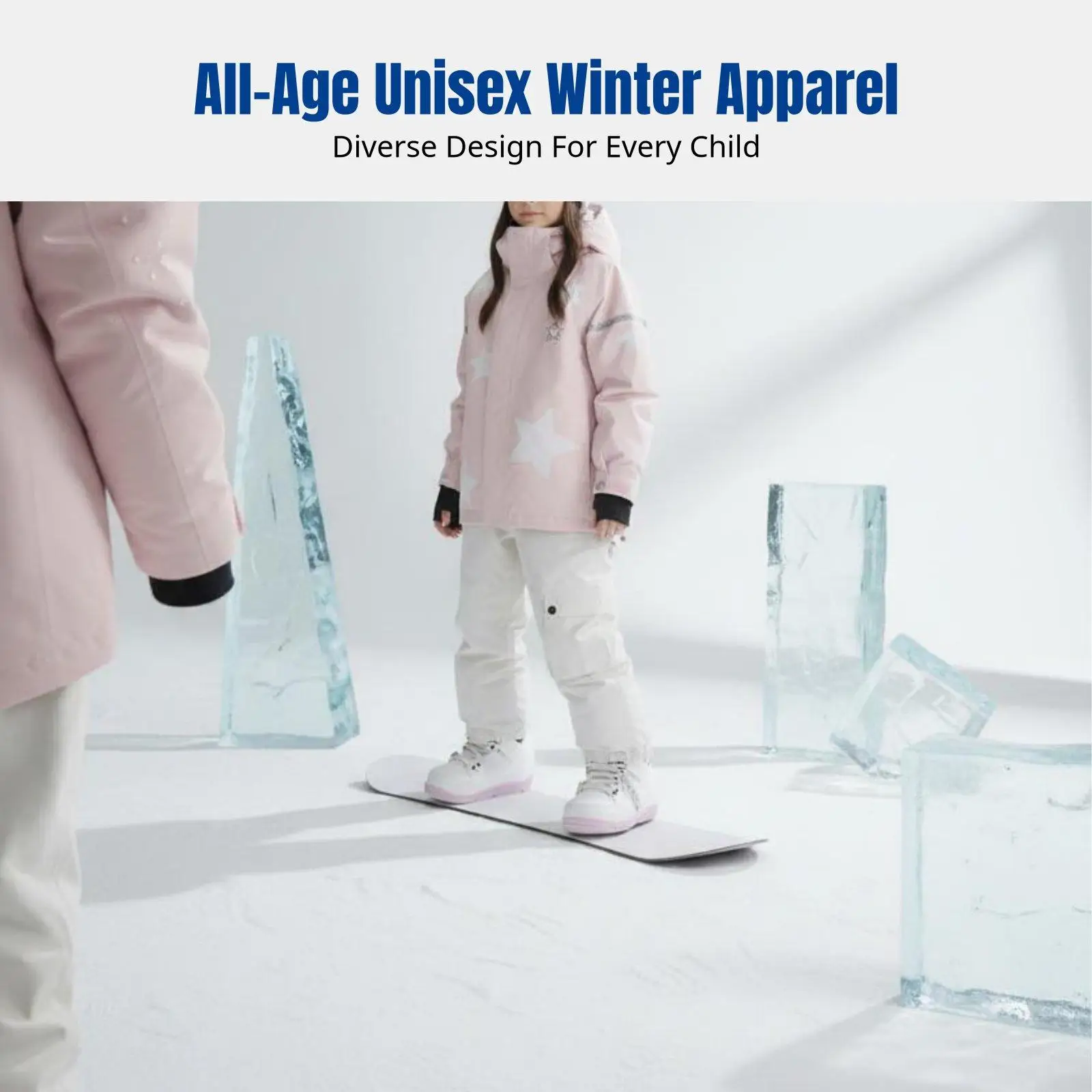 Childrens Ski Suit Thermal Silk Wadding Snow Jacket for Kid Winter Sports Waterproof Windproof Active Wear - view 5