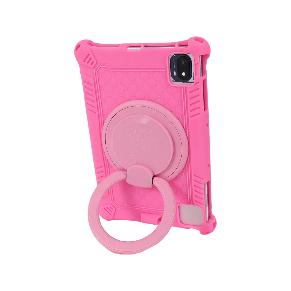 Capa protetora de silicone para Teclast P25T, Capa resistente a queda macia, 10.1 "Silicon Shockproof Invólucro, Stand Holder