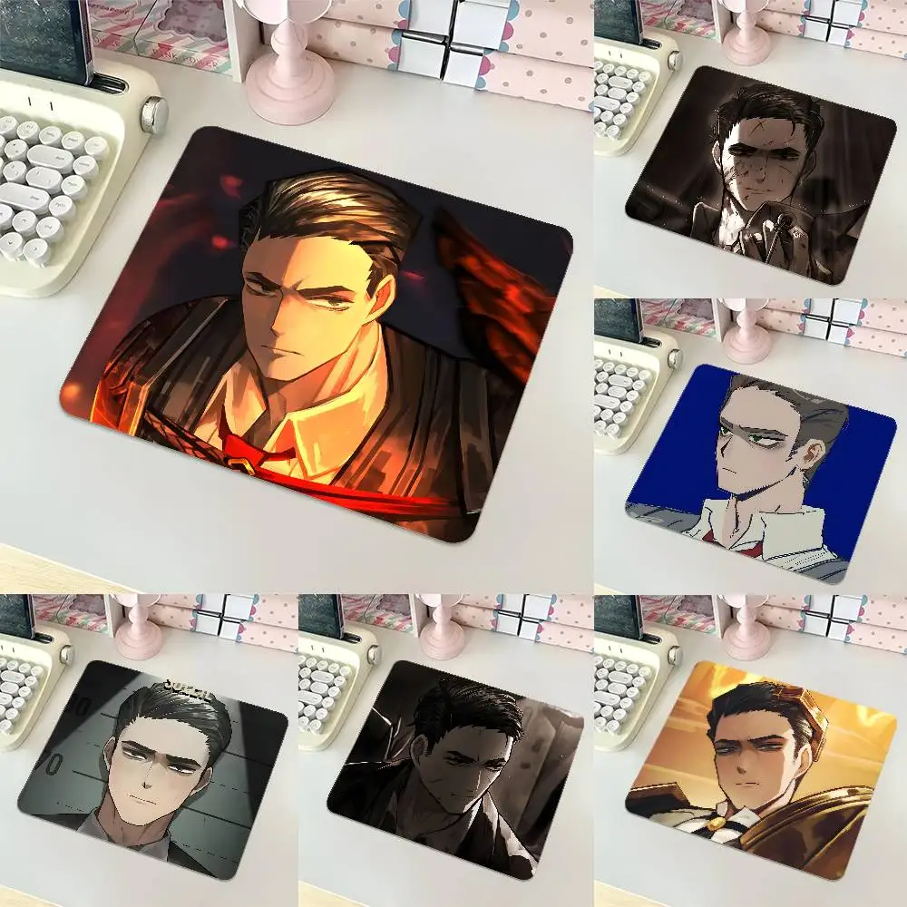 1pc Meursault Game Limbus Company Small Mousepad Keyboard Pad Laptop Cushion Non-slip Deskpad