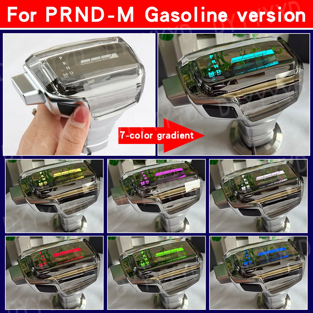 Replacement LEDCrystal Gear Shift Knob For Toyota Highlander RAV4 KLUGER VENZA HARRIER Modified Car Gearbox Shifter Handle Cover