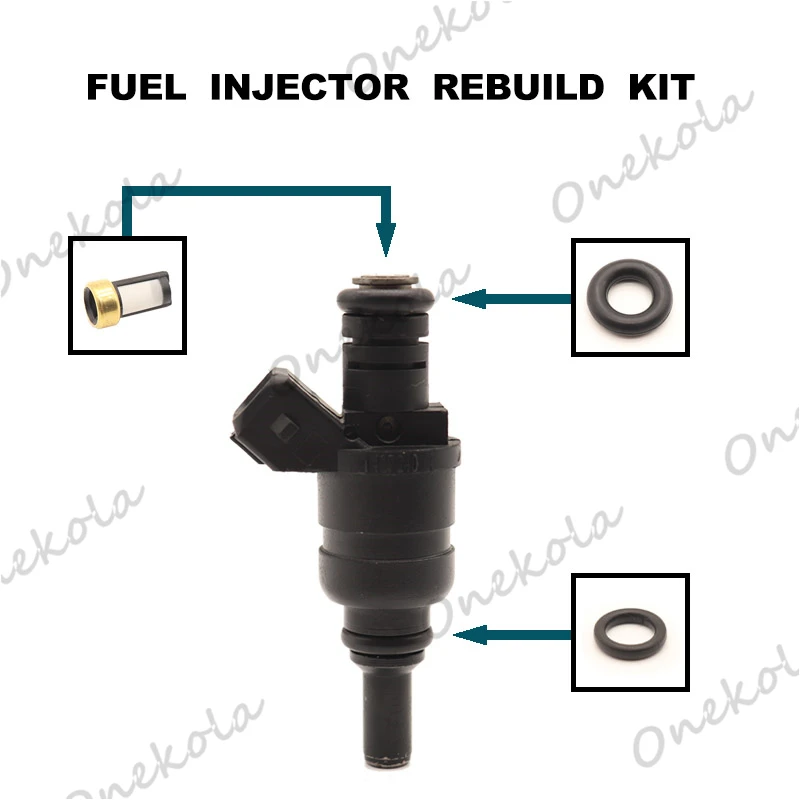 Fuel Injector repair kit Orings Filters for  BMW 320i 325i 325ci E46 M54 1427240 13537546244 13537546245