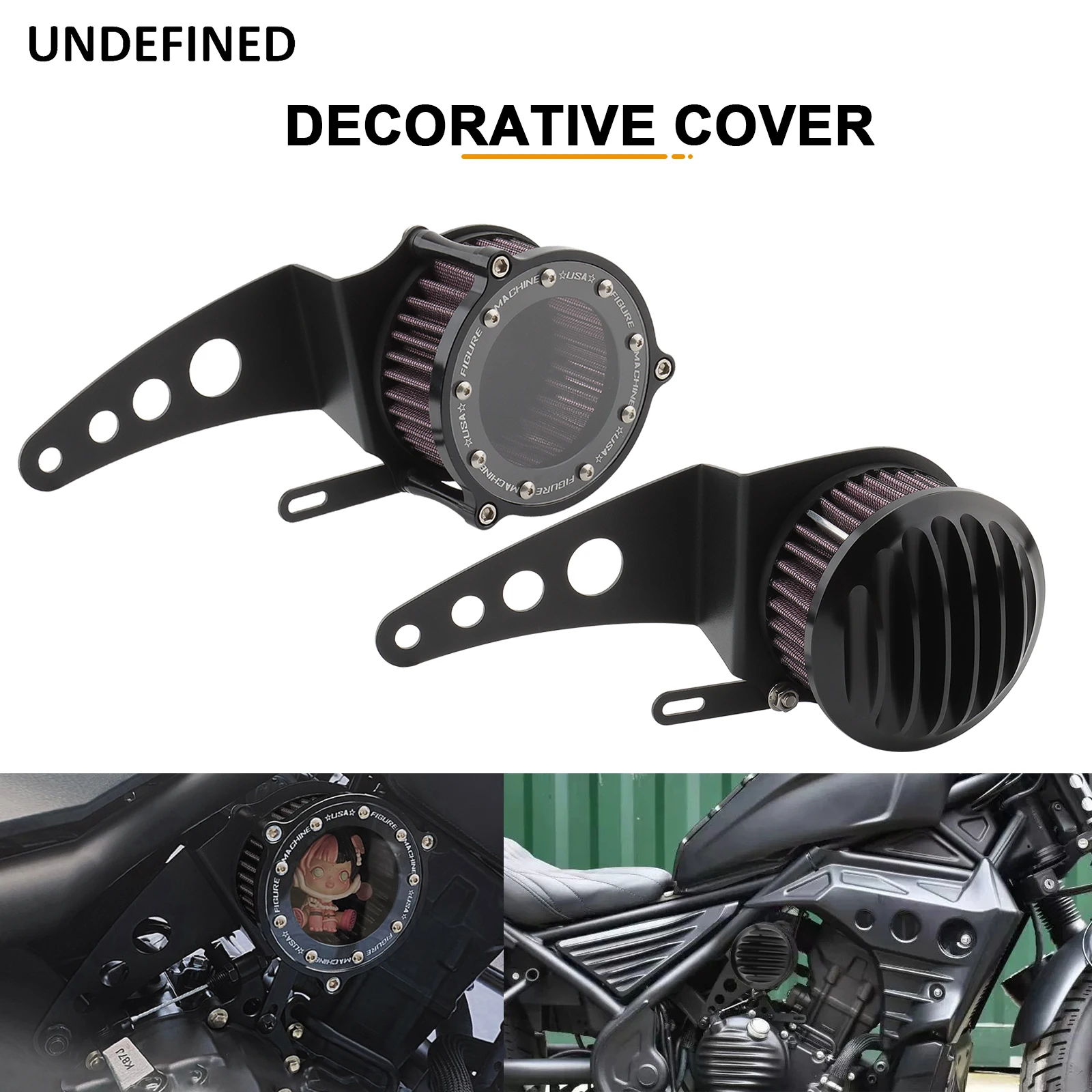 

Motorcycle Right Side Cover Engine Filter Decorative Accessories for Honda Rebel 300 CM300 2022-2023