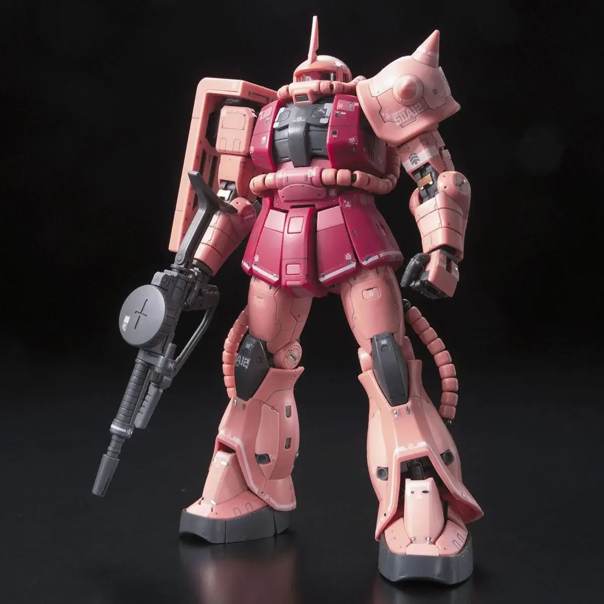 BANDAI 1/144 RG RX-78 MS-06S Zaku II Char Aznable Custom 0079 Gunpla Model Kit Assembly/Assembling Anime Action Figure