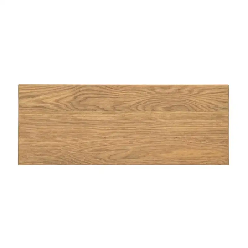 مقعد من خشب البلوط الأحمر الصلب، 35.5 بوصة، لمسة نهائية بنية طبيعية #4