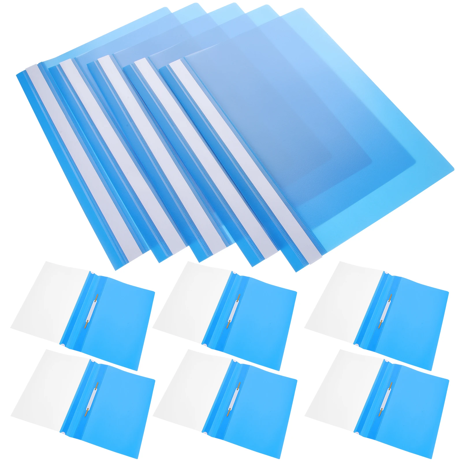 

15pcs A4 File Folders Document Organizers Office Storage Binder Report Loose Leaf Protector Paper Organizer School Music Score