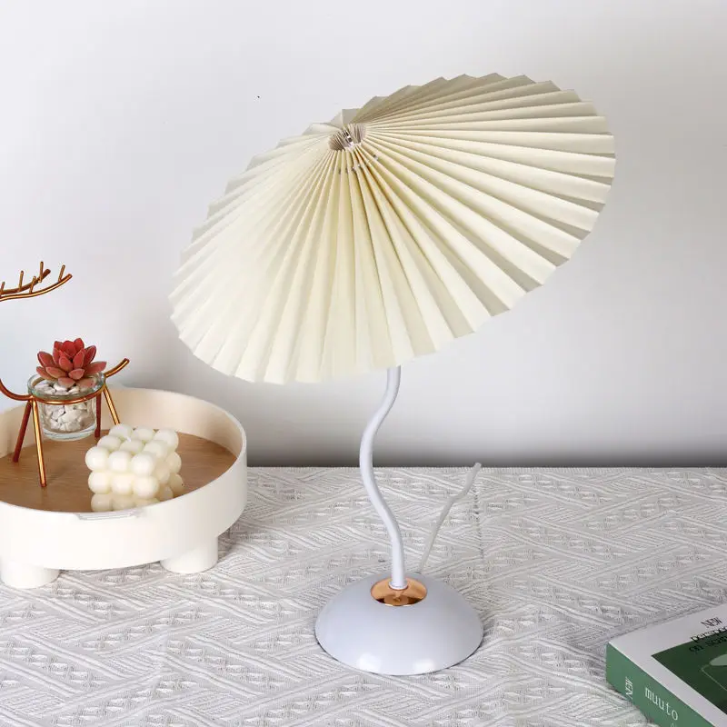 

Petal umbrella lamp ins advanced sense simple medieval desk lamp, night lamp
