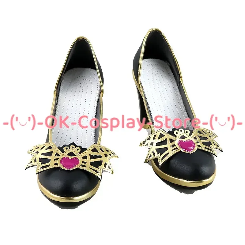 PU Couro Aqours Cosplay Sapatos, Custom Made, Lovely Sunshine Rubi Kurosawa, Halloween Carnaval Props