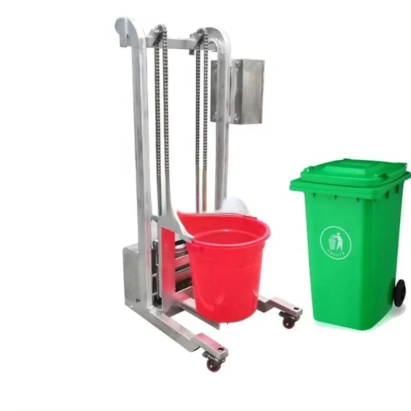 Waste Bin Lift Machine Waste Bin Elevator Trash Can Lift Eevator