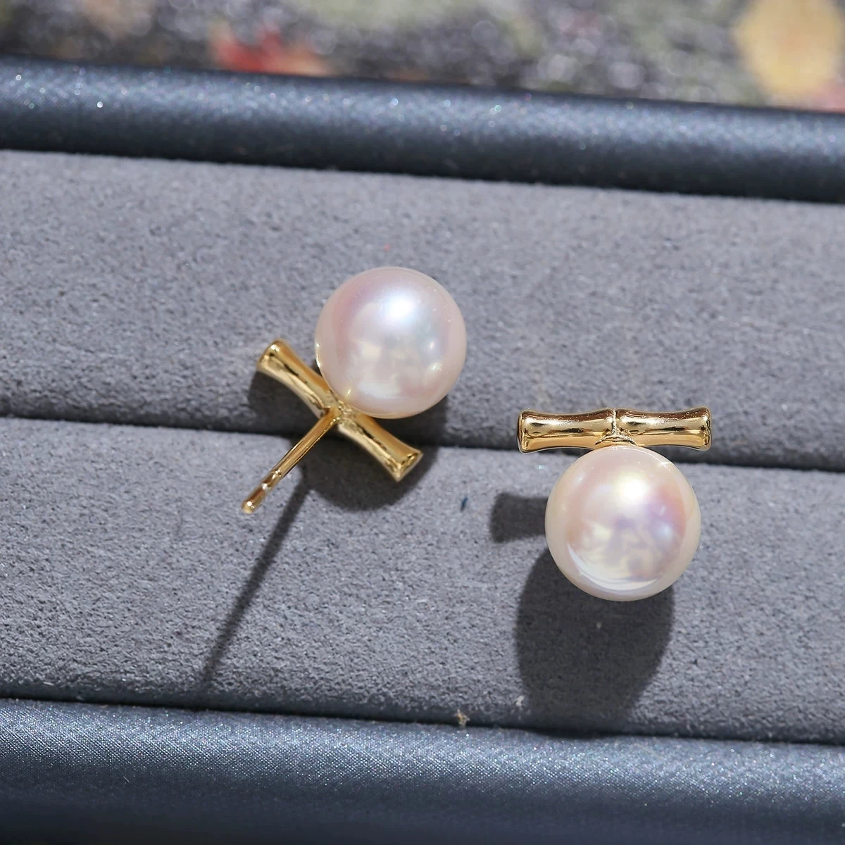 Wholesale 925 Sterling Silver Earrings Base Findings Mountings Jewelry Mounts Fittings Accessories for 7-10mm Pearls