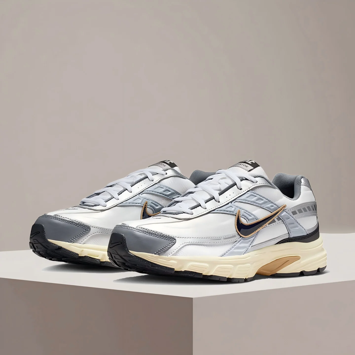 

Дышащие кроссовки для бега Nike, ретро-кроссовки, нескользящие, прочные, с амортизацией, NIKE INITIATOR, черные, IO7609-101