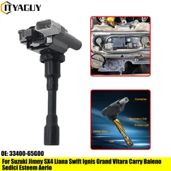 1 PCS Ignition Coil for Suzuki Jimny SX4 Liana Swift Ignis Grand Vitara Carry Baleno Sedici Esteem Aerio 33400-65G00 33410-65G00