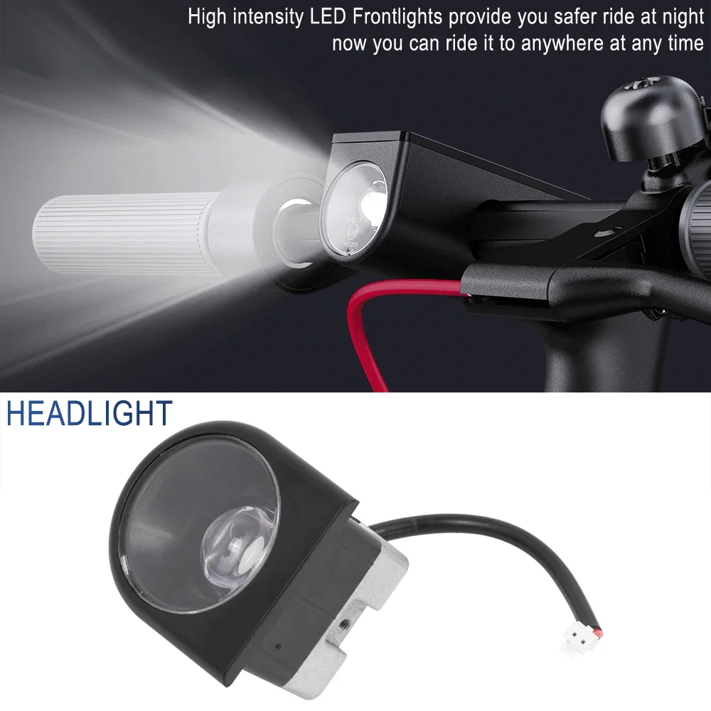 New Front Light for Xiaomi Electric Scooter 4 Pro KickScooter Lamp Led Headlamp Skateboard Front Floodlight Head Light Headlight