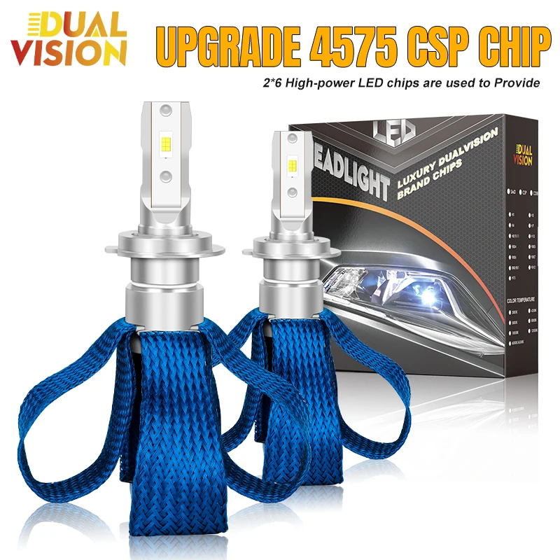 H4 H7 LED H11 Canbus Headlight Bulbs For Car High Power 300W H1 H8 H9 9005 HB3 9006 HB4 9012 Turbo Fog Lamp 6000K Car Light