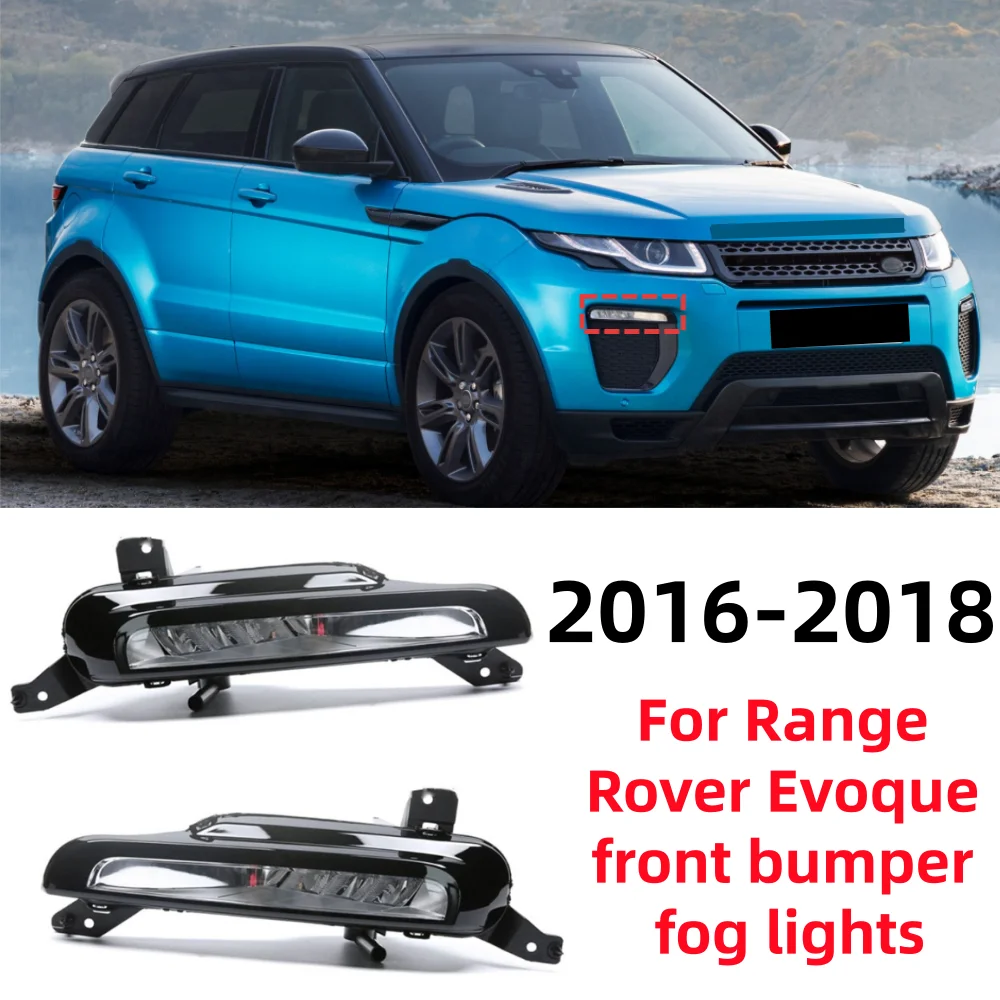

Для Range Rover Evoque 2016-2018 автомобильный передний бампер противотуманные фары OE: LR072645 LR072646