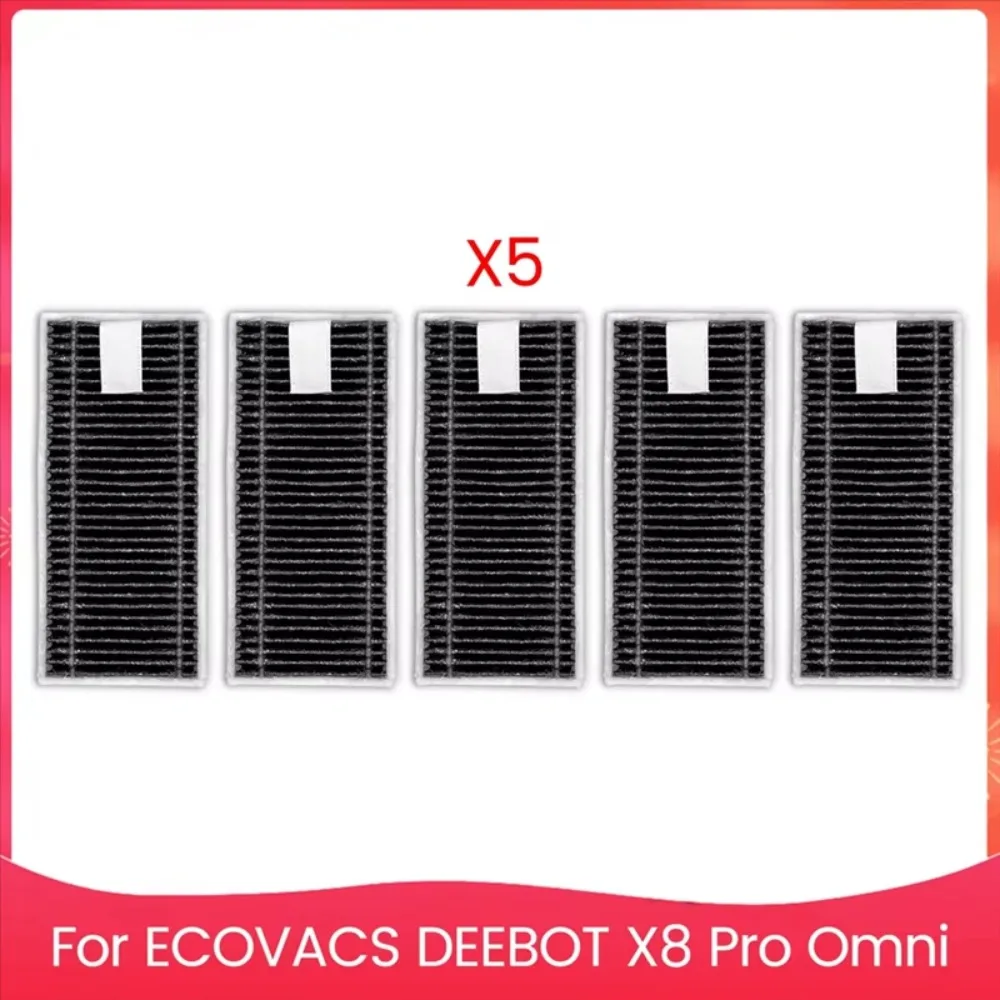 A78E-HEPA Filters For ECOVACS DEEBOT X8 Pro Omni Robot Vacuum Filter Kit, Parts, Accessories Kit Replacement