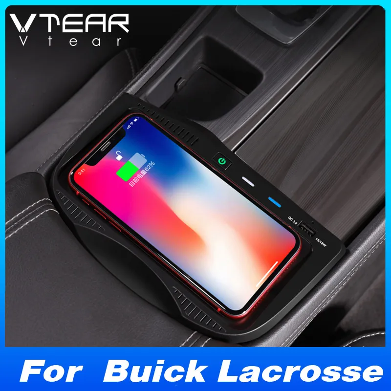 

Car Phone Holder Wireless Charger For Buick Lacrosse Interior Accessories Fast Charging Panel Adapter Modification 2016-2022