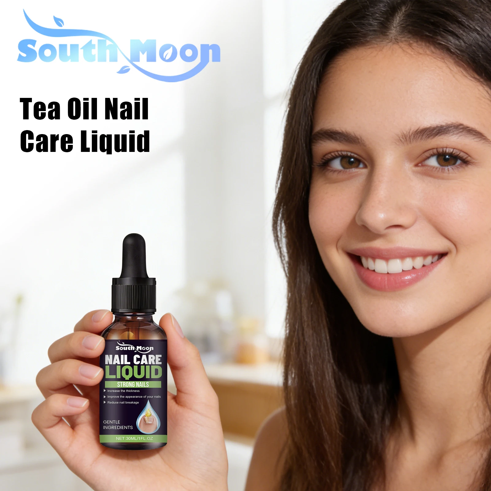 

Tea Oil Nail Care Liquid Nourish Nails Bed Repair Cracked Protect Nails Surface Strengthen Barrier Mild Absorb Nail Relief Serum