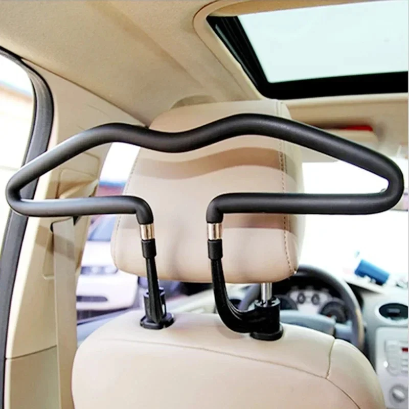 Universal Soft Car Coat Hangers Back Seat Headrest Coat Clothes Hanger Jackets Suits Holder Rack Auto Supplies
