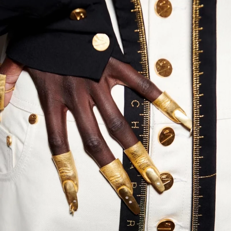 

Fashion Gold Plated Brass Finger Ring Women Europe Designer Party Luxury Jewelry Accessories