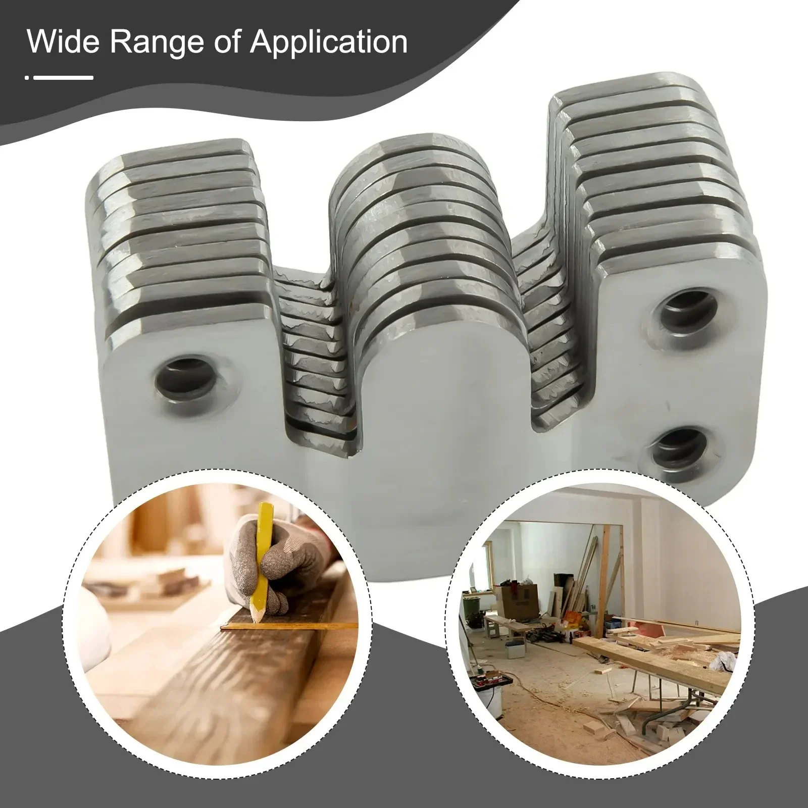 10pcs Stainless Steel Picture Frame Hanging Buckle Mirror Bed Frame Insert Buckle for Picture Display
