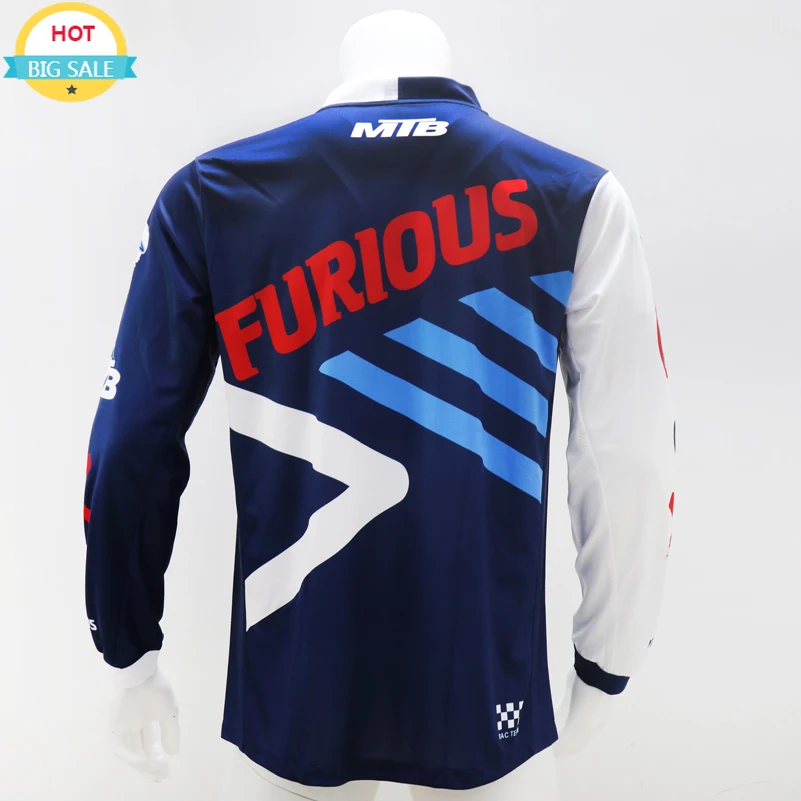 

Высококачественная трикотажная рубашка для эндуро для горного велосипеда dh, рубашка для скоростного спуска, трикотаж для мотокросса с сетчатой стороной, дышащая, качественная, сухая