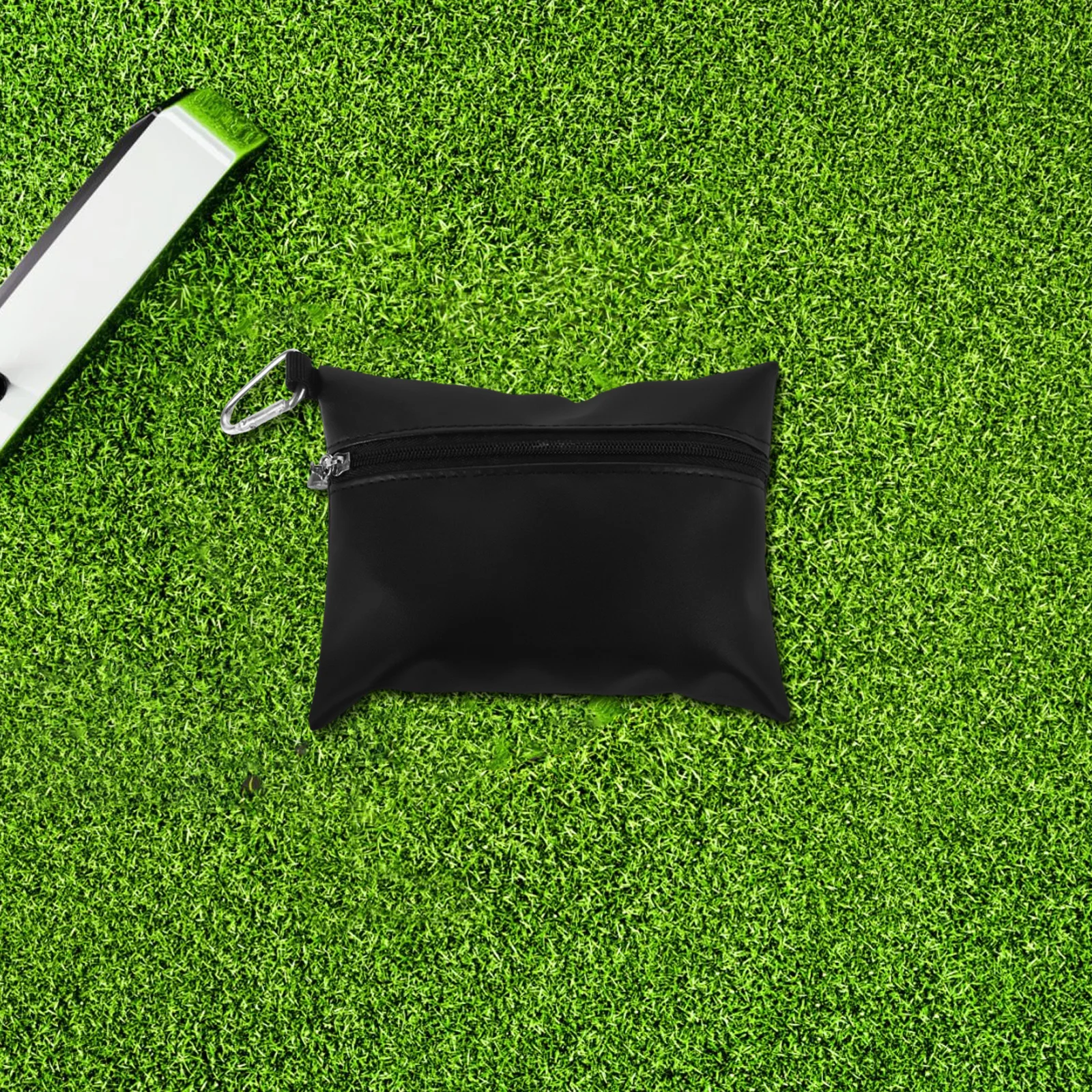 

1pc Tee Bag Pouch Multifunctional Pu Storage For Organized Carry Accessory Case Golf Waist Bag Golf Ball Zipper Pouch