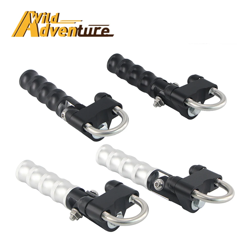

22-28mm Clamp Motorcycle Part Pedals Rotatable Folded Footrest Footpeg For BMW R1200GS F750GS F850GS G310GS Crash CNC Aluminum