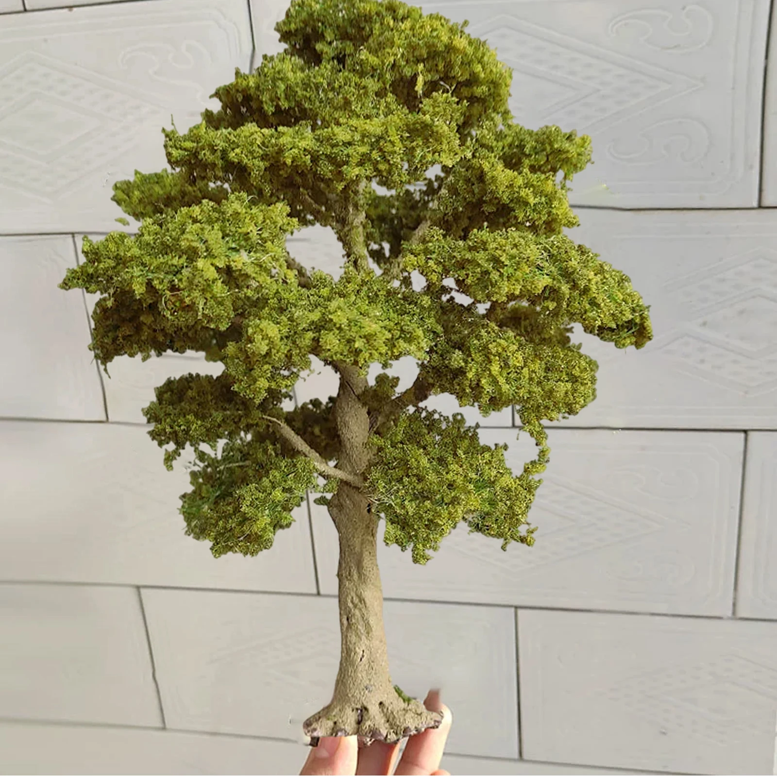 1PC 10-15cm HO/OO Scale Autumn Trees Miniatures Garden Landscape Scenery Model